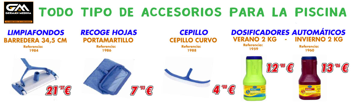 Accesorios Piscinas