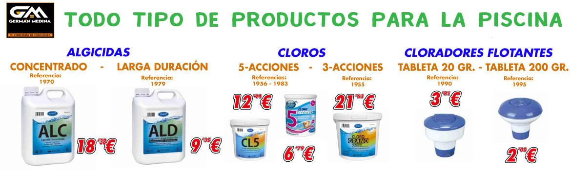 Productos Piscinas